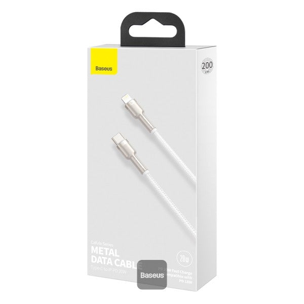 Baseus Cafule Series Metal Data Cable Type-C to Lightning iPhone PD 20W 2M - Black