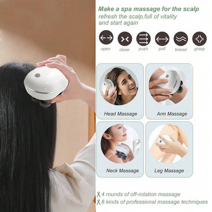 Electric Head Massager Body Massager Promote Blood Circulation Wireless Smart Scalp Massager Massage Relax Relieve Fatigue