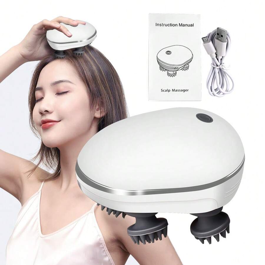 Electric Head Massager Body Massager Promote Blood Circulation Wireless Smart Scalp Massager Massage Relax Relieve Fatigue