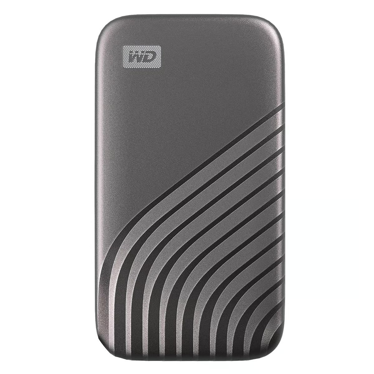 قرص My Passport™ SSD سعة 500 جيجابايت باللون الرمادي الفضائي، سرعة قراءة 1050 ميجابايت/ثانية، سرعة كتابة 1000 ميجابايت/ثانية، متوافق مع أجهزة الكمبيوتر الشخصية وأجهزة Mac