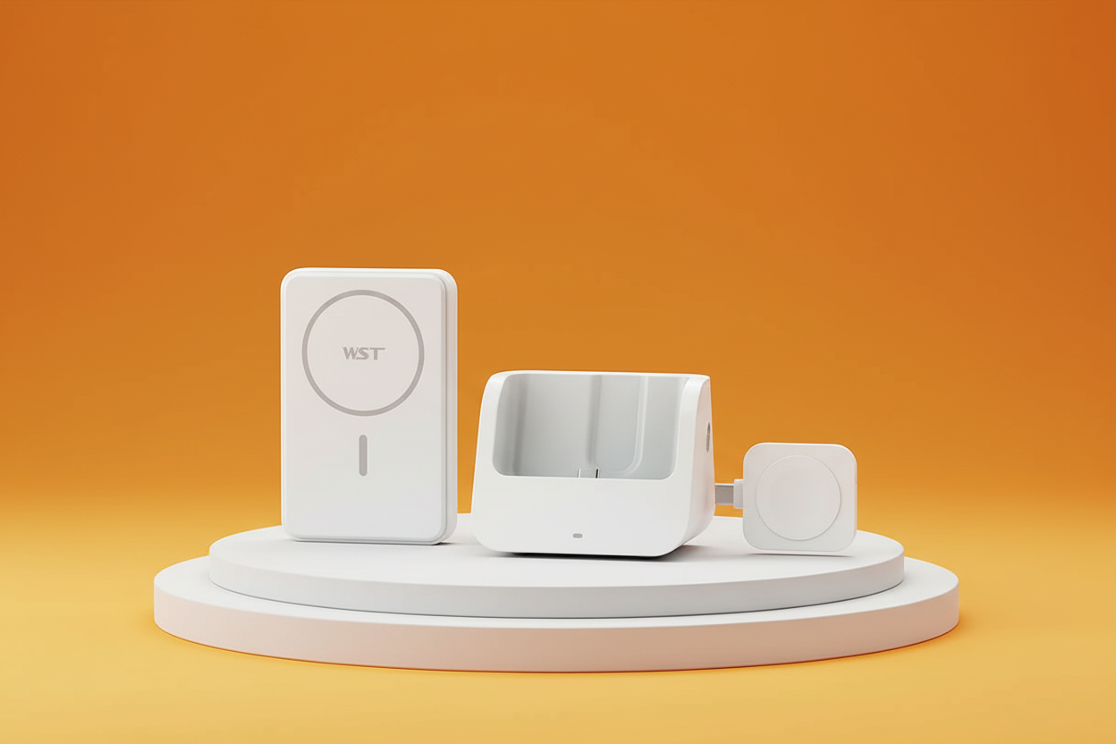 WST Magsafe Wireless Power Bank 3 in 1 PT99A wireless charging kit