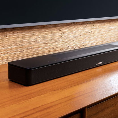 Bose Smart Soundbar 600 Home Theater With Dolby Atoms and Voice Control, Black