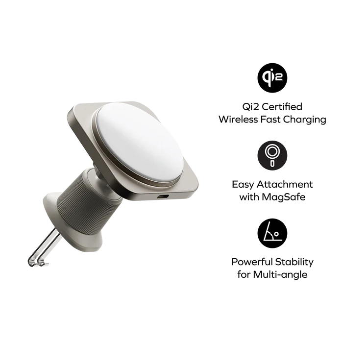حامل شحن لاسلكي مغناطيسي للسيارة MOMAX Q2 MAG MOUNT QI 15W