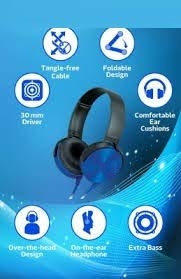 Ear Headphone with Mic MZ-450