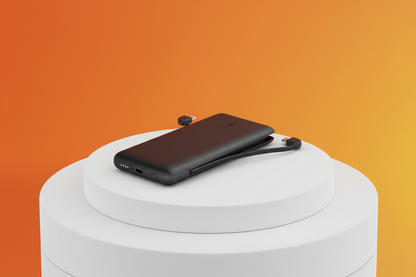 belkin BoostCharge Plus 10K USB-C Power Bank  with Integrated Cables