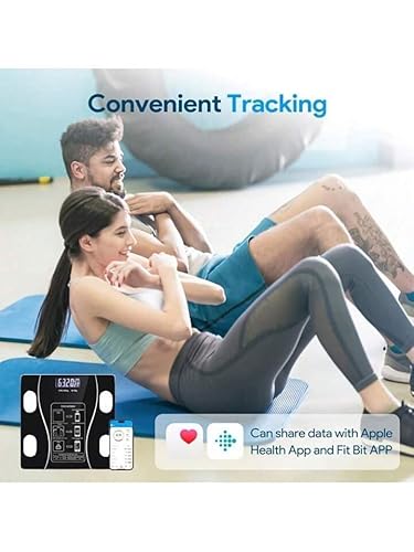 Digital Weighing Scale with Bluetooth Body Fat for Human Body Weight Smart LED Scales Weight