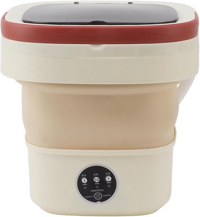 6L Folding  Automatic Mini Washing Machine  Portable(UK Plug)
