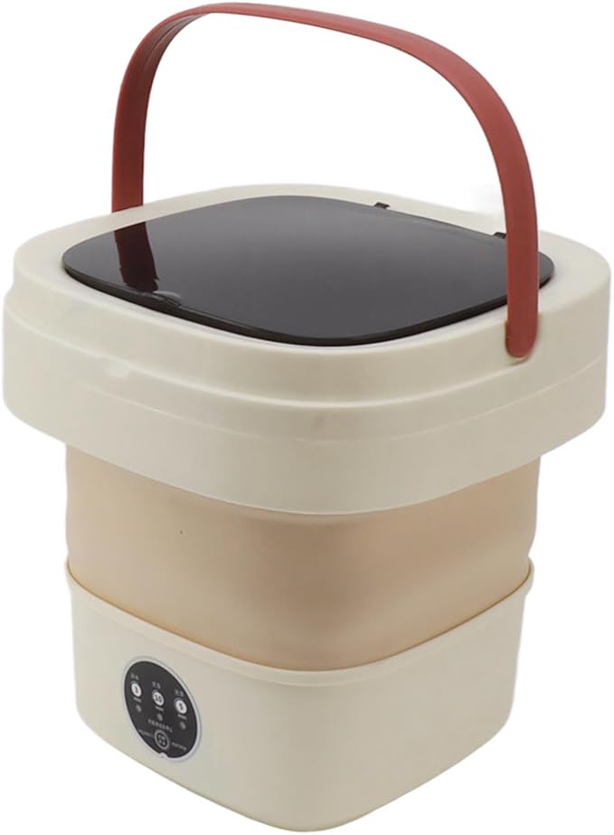 6L Folding  Automatic Mini Washing Machine  Portable(UK Plug)