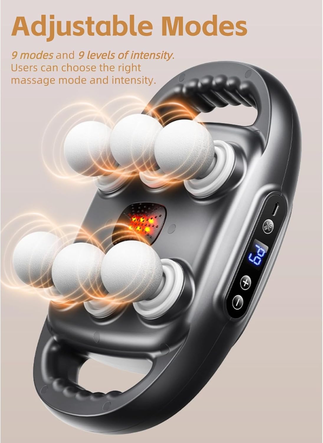 Professional 6-Head Massager