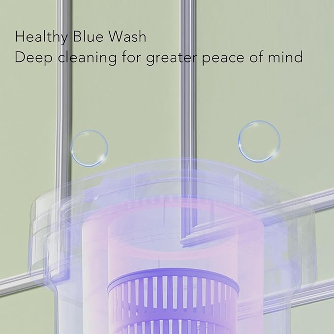 6L Folding  Automatic Mini Washing Machine  Portable(UK Plug)