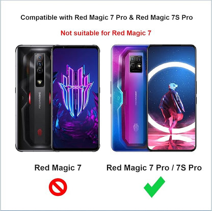 for Red Magic 7 Pro/Red Magic 7S Pro, Flexible TPU Cover Anti-Scratches Shockproof for