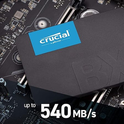 Crucial BX500 5OOGB Internal SSD | 2.5" SATA | Up To 550 MB/s | SATA 6GB/s | 3D NAND