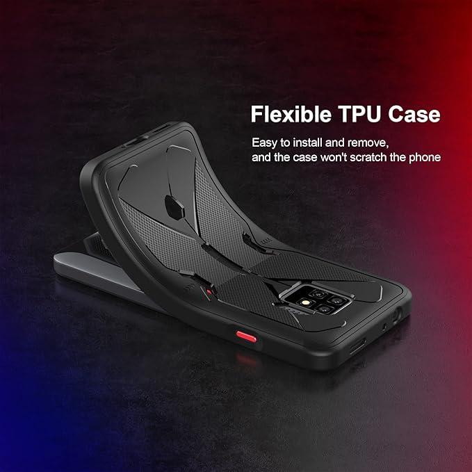 for Red Magic 7 Pro/Red Magic 7S Pro, Flexible TPU Cover Anti-Scratches Shockproof for