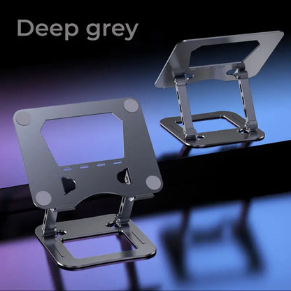 Aluminum Alloy Laptop And Projector Stand - Thickened, Dual Arm Support