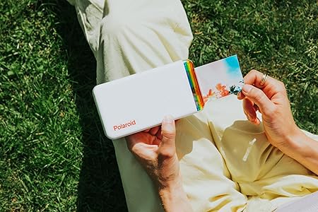 Polaroid Hi-Print 2x3 Pocket Photo Printer and Paper Bundle (40 Sheets) - Everything Box (White)