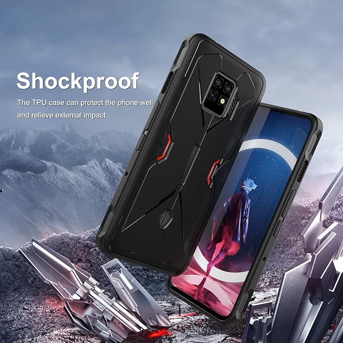 for Red Magic 7 Pro/Red Magic 7S Pro, Flexible TPU Cover Anti-Scratches Shockproof for
