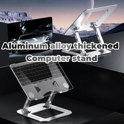 Aluminum Alloy Laptop And Projector Stand - Thickened, Dual Arm Support