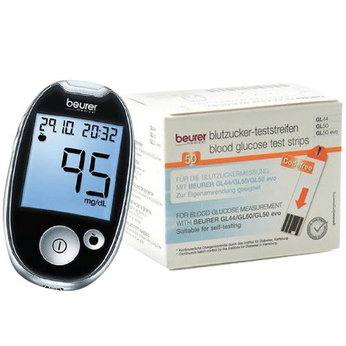 Beurer GL 44 Codefree Sugar Monitor + GL 50 Test Strip