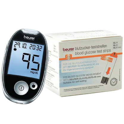 Beurer GL 44 Codefree Sugar Monitor + GL 50 Test Strip