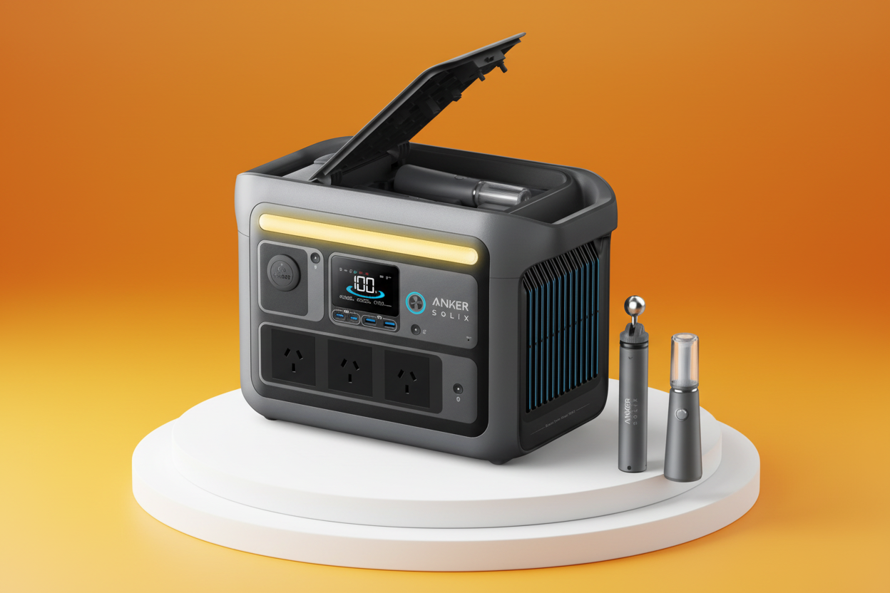 Anker SOLIX C800 Plus Portable Power Station - 768Wh | 1,200W