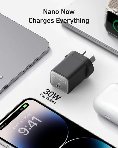 Anker 511 Wall Charger / Nano 3 / 30W / USB-C / A2147K11