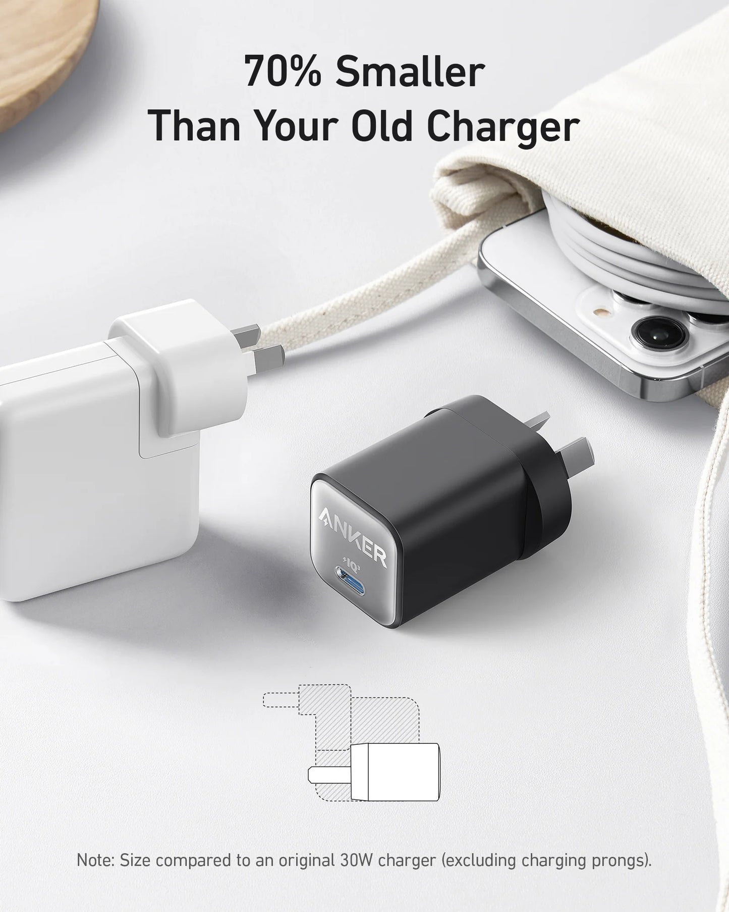 Anker 511 Wall Charger / Nano 3 / 30W / USB-C / A2147K11