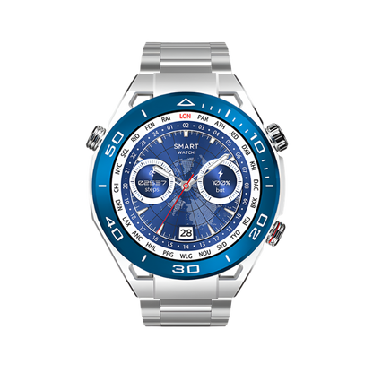 Admos A8 NFC Smart Watch Set - Silver