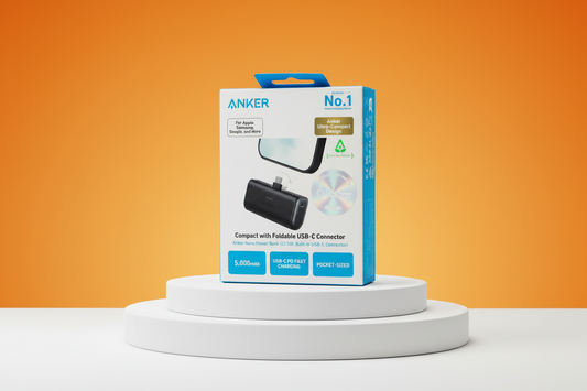 Anker Nano Power Bank 5000mAh with 22.5W Type-C Connector and Type-C Port