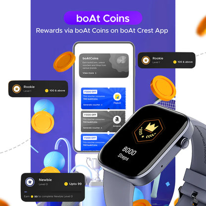 Boat Wave Call 2 Smartwatch 1.83 Inch HD Display
