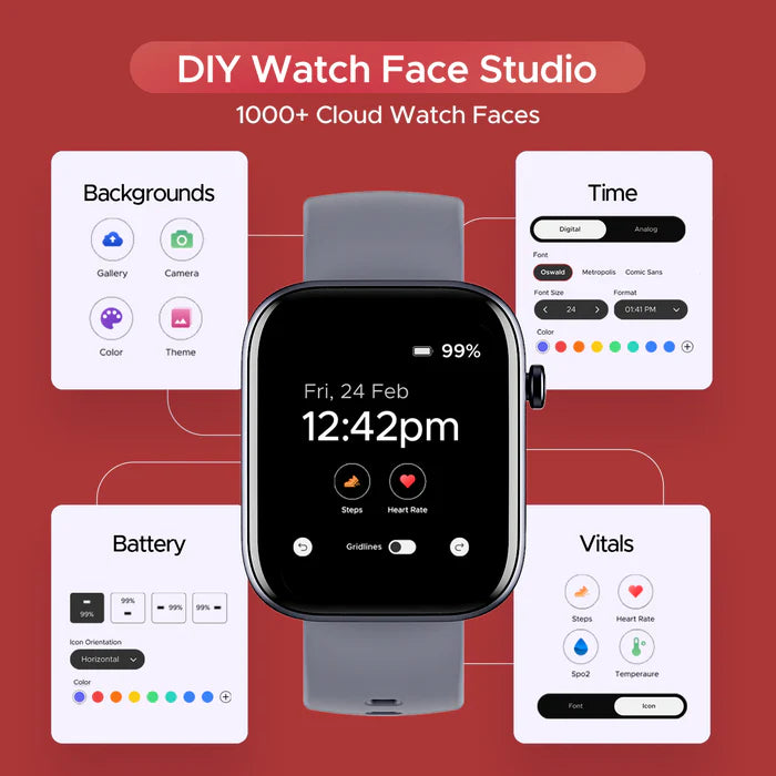 Boat Wave Call 2 Smartwatch 1.83 Inch HD Display