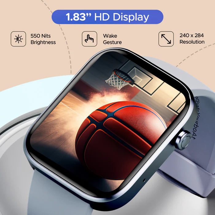 Boat Wave Call 2 Smartwatch 1.83 Inch HD Display