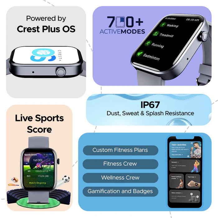 Boat Wave Call 2 Smartwatch 1.83 Inch HD Display