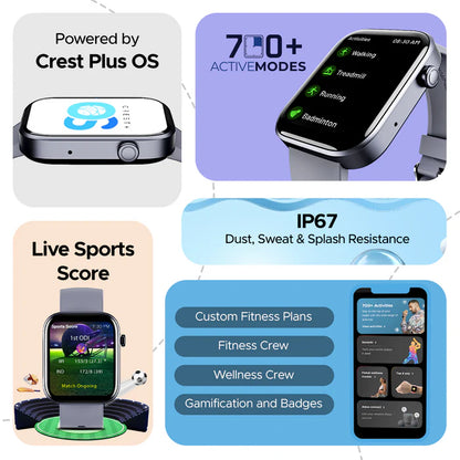 Boat Wave Call 2 Smartwatch 1.83 Inch HD Display