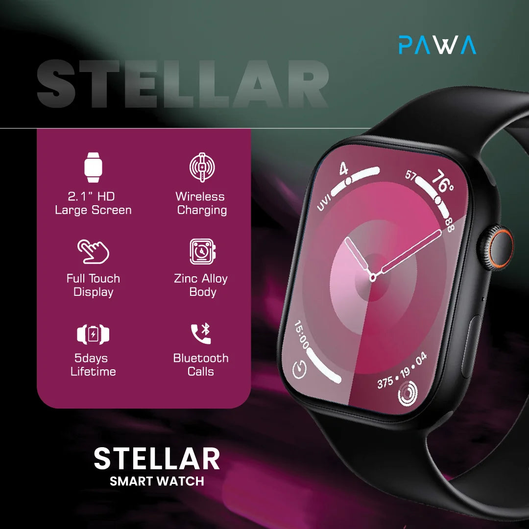 Stellar Smart Watch  PW-AWSTE942-BK - Black