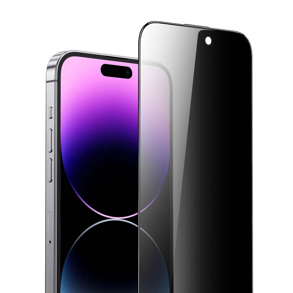 Green Lion 9H Steve Privacy Screen Protector for iPhone 15 Series - Black