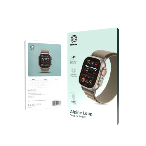 حزام نايلون من Green Lion Alpine Loop مقاس 42/44/45/49 مم