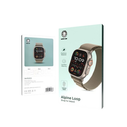 حزام نايلون من Green Lion Alpine Loop مقاس 42/44/45/49 مم