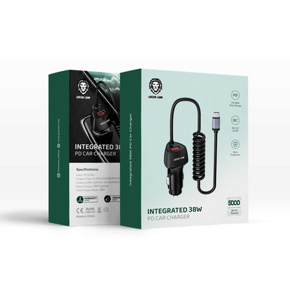 Integrated 38W Car Charger (Type-C Output)