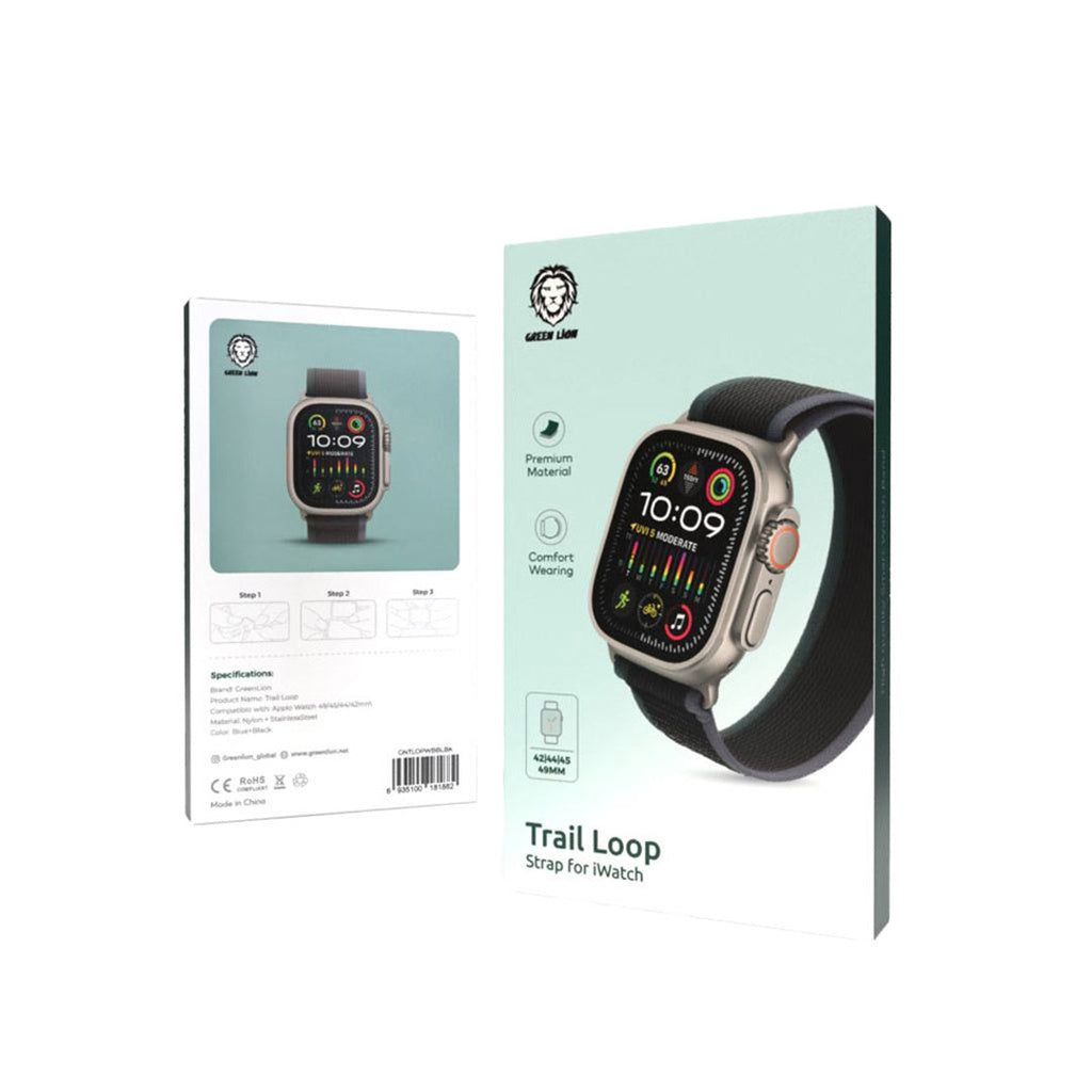 حزام نايلون من Green Lion Trail Loop مقاس 42/44/45/49 مم