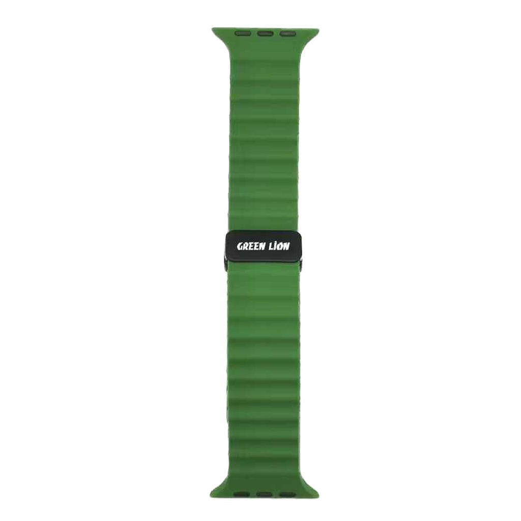 Green Lion Wave Mettalic Watch Band 42/44/45/49MM
