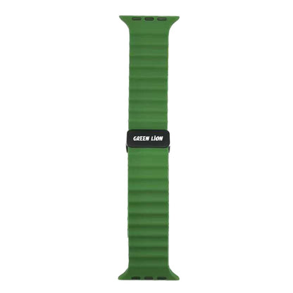 Green Lion Wave Mettalic Watch Band 42/44/45/49MM