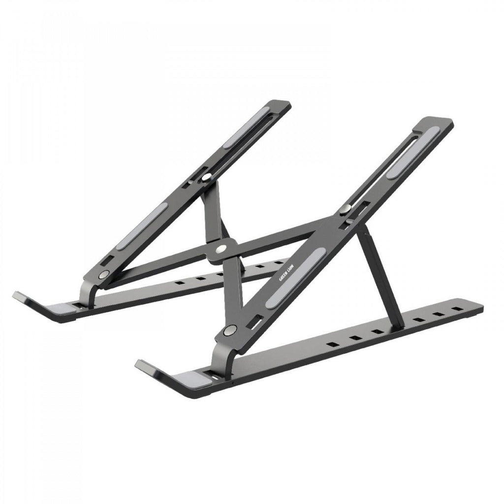 Green X-Foldable Laptop Stand - Gray