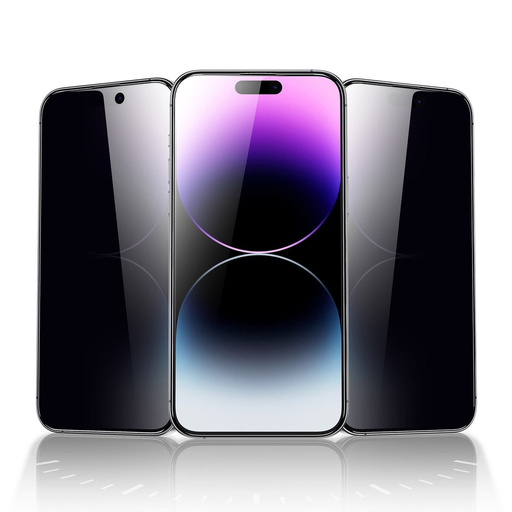 Green Lion 9H Steve Privacy Screen Protector for iPhone 15 Series - Black