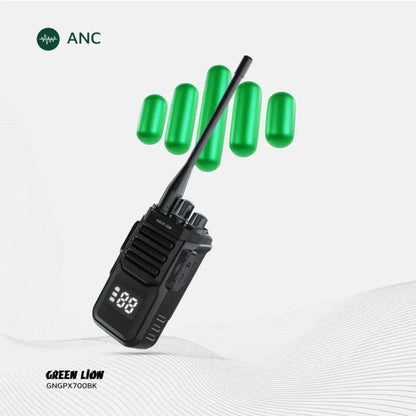 Green Lion GPX700 Walkie Talkie - Black