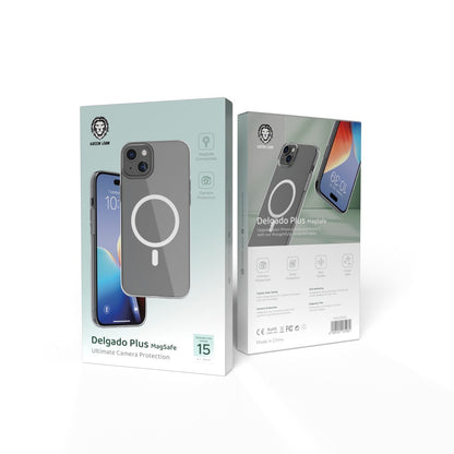 Green Lion Delgado Plus with Camera Protection Magesafe Case for iPhone 15 / 15plus