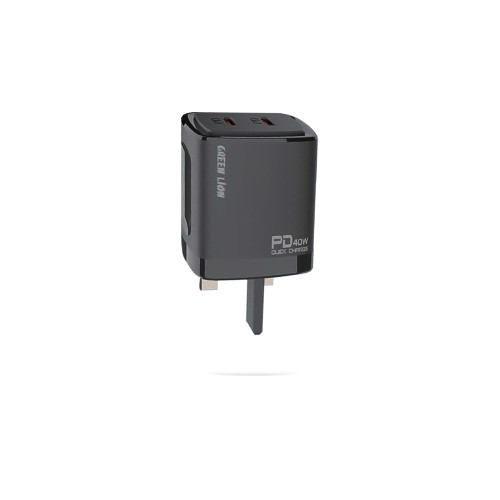 Green Lion PD20W+PD20W Total:40w Black/Orange