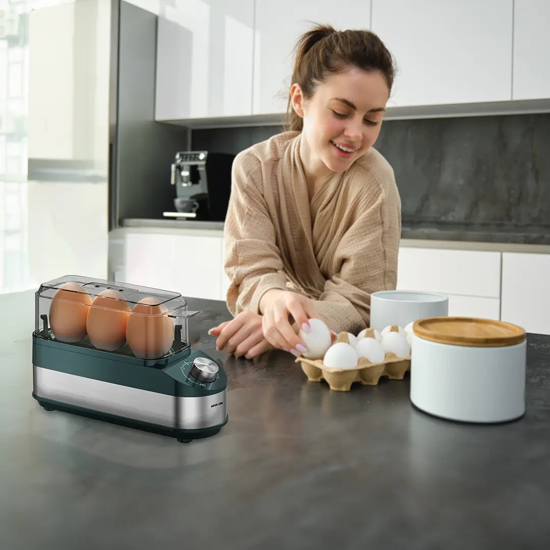 Green Lion Trio Egg Cooker - Green