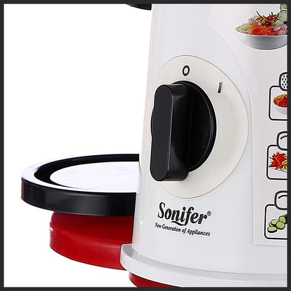 Sonifer SF-5505  220V multifunction slicing shredding disc electric vegetable shredder salad maker