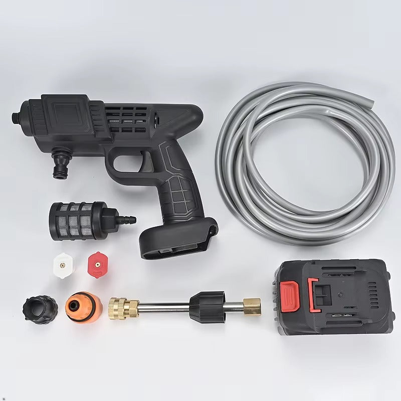 Battery Portable Car Washer High Pressure Machine Wash Cordless Water Pump Washing Spray Gun Wireless