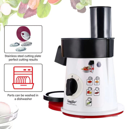 Sonifer SF-5505  220V multifunction slicing shredding disc electric vegetable shredder salad maker